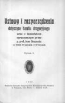 Ustawy i rozporzadzenia dotyczące handlu drogeryjnego wraz z komentarzem