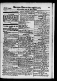 Armee-Verordnungsblatt. Verlustlisten 1915.04.19 Ausgabe 456
