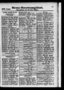Armee-Verordnungsblatt. Verlustlisten 1915.04.23 Ausgabe 463