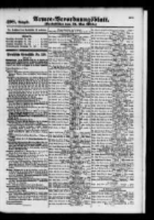 Armee-Verordnungsblatt. Verlustlisten 1915.05.21 Ausgabe 498