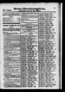 Armee-Verordnungsblatt. Verlustlisten 1915.05.31 Ausgabe 511