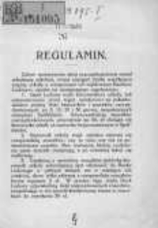 Regulamin Związku Spółdzielni Zarobkowych i Gospodarczych Cz.2