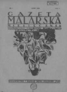 Gazeta Malarska: miesięcznik poświęcony malarstwu dekoracyjnemu, lakiernictwu i pozłotnictwu: organ Związku Cech&oacute;w Malarskich i Lakierniczych 1929 lipiec R.2 Nr7