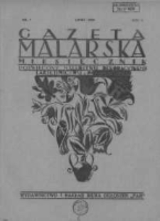 Gazeta Malarska: miesięcznik poświęcony malarstwu dekoracyjnemu, lakiernictwu i pozłotnictwu: organ Związku Cechów Malarskich i Lakierniczych 1929 lipiec R.2 Nr7
