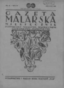 Gazeta Malarska: miesięcznik poświęcony malarstwu dekoracyjnemu, lakiernictwu i pozłotnictwu: organ Związku Cechów Malarskich i Lakierniczych 1930 grudzień R.3 Nr12