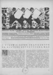 Barwa i Rysunek: bezpłatny dodatek do "Gazety Malarskiej" dla młodzieży 1931 marzec R.4 Nr3