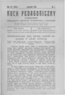Ruch Pedagogiczny. 1928 R.15(17) nr7