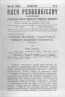 Ruch Pedagogiczny. 1929 R.16(18) nr12