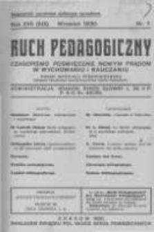 Ruch Pedagogiczny. 1930 R.17(19) nr7