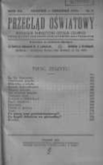 Przegląd Oświatowy: miesięcznik Towarzystwa Czytelni Ludowych poświęcony sprawom oświatowym i kulturalnym 1925 sierpień/grudzień R.20 Nr7