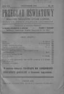 Przegląd Oświatowy: miesięcznik Towarzystwa Czytelni Ludowych poświęcony sprawom oświatowym i kulturalnym 1926 październik R.21 Nr10