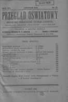 Przegląd Oświatowy: miesięcznik Towarzystwa Czytelni Ludowych poświęcony sprawom oświatowym i kulturalnym 1926 listopad R.21 Nr11