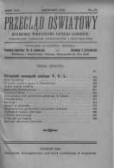 Przegląd Oświatowy: miesięcznik Towarzystwa Czytelni Ludowych poświęcony sprawom oświatowym i kulturalnym 1926 grudzień R.21 Nr12