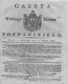 Gazeta Wielkiego Xięstwa Poznańskiego 1816.03.13 Nr21