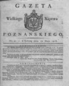 Gazeta Wielkiego Xięstwa Poznańskiego 1816.05.18 Nr40