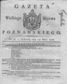 Gazeta Wielkiego Xięstwa Poznańskiego 1816.05.29 Nr43