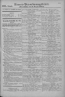Armee-Verordnungsblatt. Verlustlisten 1915.08.07 Ausgabe 624