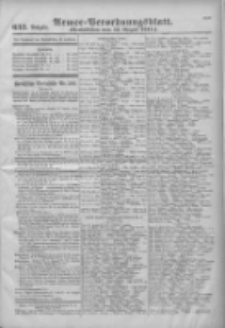 Armee-Verordnungsblatt. Verlustlisten 1915.08.13 Ausgabe 633