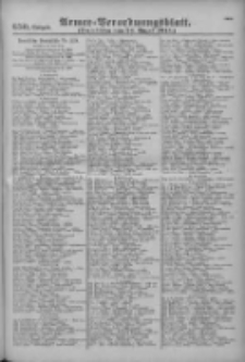 Armee-Verordnungsblatt. Verlustlisten 1915.08.24 Ausgabe 650