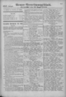 Armee-Verordnungsblatt. Verlustlisten 1915.08.28 Ausgabe 657