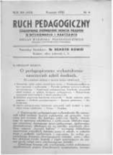 Ruch Pedagogiczny. 1932 R.19(21) nr4