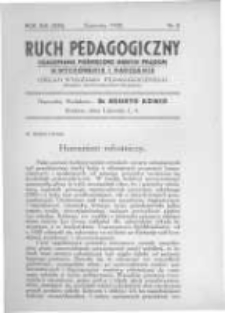 Ruch Pedagogiczny. 1932 R.19(21) nr6