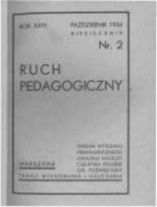 Ruch Pedagogiczny. 1934-1935 R.24 nr2