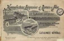 Manufacture Li&eacute;geoise d'Armes &aacute; Feu - Catalogue G&eacute;n&eacute;ral