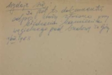 Impositio lapidis Angularis simulque Titulus Nouae Ecclesiae Sacri montis Gostinensis [tyt. z noty dors.]