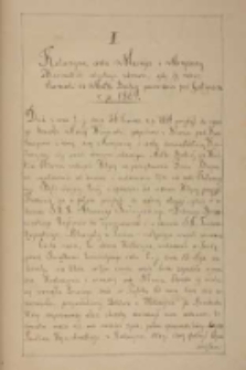 Katarzyna, c&oacute;rka Macieja i Maryanny Wiśniewskich odzyskuje zdrowie, gdy ją rodzice ofiarowali do Matki Boskiej pocieszenia pod Gostyniem r. p. 1869