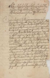 Commutatio Agri Plebanalis Gostinen[sis] cum agro donato Congregationi ad villam Pozegowo existen[te] 1672 [tyt. z noty dors.]