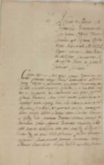 G[enerosus] Adam[us] Konarzewski Inscribit G[e]n[er]osis Kołudzkim Duo Millia [!] flor[enorum] Polon[icalium] 1673 [tyt. z noty dors.]