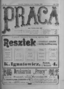 Praca: tygodnik polityczny i literacki, illustrowany. 1904.02.07 R.8 nr6