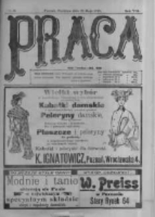 Praca: tygodnik polityczny i literacki, illustrowany. 1904.05.22 R.8 nr21