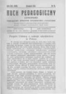 Ruch Pedagogiczny. 1927 R.14(16) nr10
