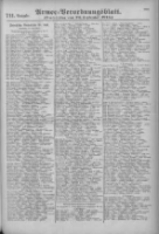 Armee-Verordnungsblatt. Verlustlisten 1915.09.29 Ausgabe 711