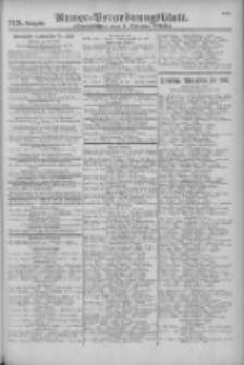 Armee-Verordnungsblatt. Verlustlisten 1915.10.01 Ausgabe 715