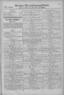 Armee-Verordnungsblatt. Verlustlisten 1915.10.22 Ausgabe 746