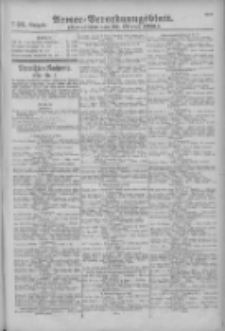 Armee-Verordnungsblatt. Verlustlisten 1915.10.22 Ausgabe 746