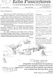 Echo Puszczykowa 2003 Nr12(145)