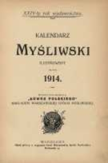 Kalendarz myśliwski ilustrowany na rok 1914