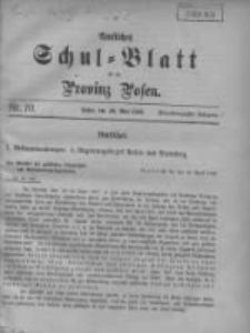 Amtliches Schul-Blatt für die Provinz Posen 1908.05.20 Jg.41 Nr10