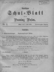 Amtliches Schul-Blatt für die Provinz Posen 1908.06.05 Jg.41 Nr11