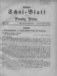 Amtliches Schul-Blatt für die Provinz Posen 1908.06.20 Jg.41 Nr12
