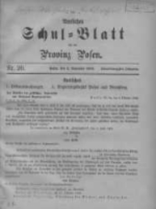 Amtliches Schul-Blatt für die Provinz Posen 1908.11.05 Jg.41 Nr20