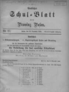 Amtliches Schul-Blatt für die Provinz Posen 1908.12.20 Jg.41 Nr23