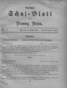 Amtliches Schul-Blatt f&uuml;r die Provinz Posen 1909.01.20 Jg.42 Nr2