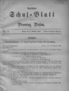 Amtliches Schul-Blatt f&uuml;r die Provinz Posen 1909.02.05 Jg.42 Nr3
