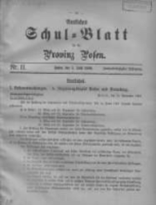 Amtliches Schul-Blatt f&uuml;r die Provinz Posen 1909.06.05 Jg.42 Nr11