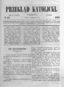 Przegląd Katolicki. 1880.11.18 R.18 nr47